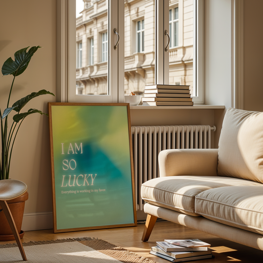 I AM SO LUCKY - POSTER