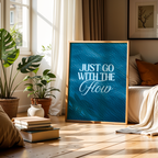 GO WITH THE FLOW - POSTER