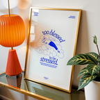TOO BLESSED TO BE STRESSED - POSTER
