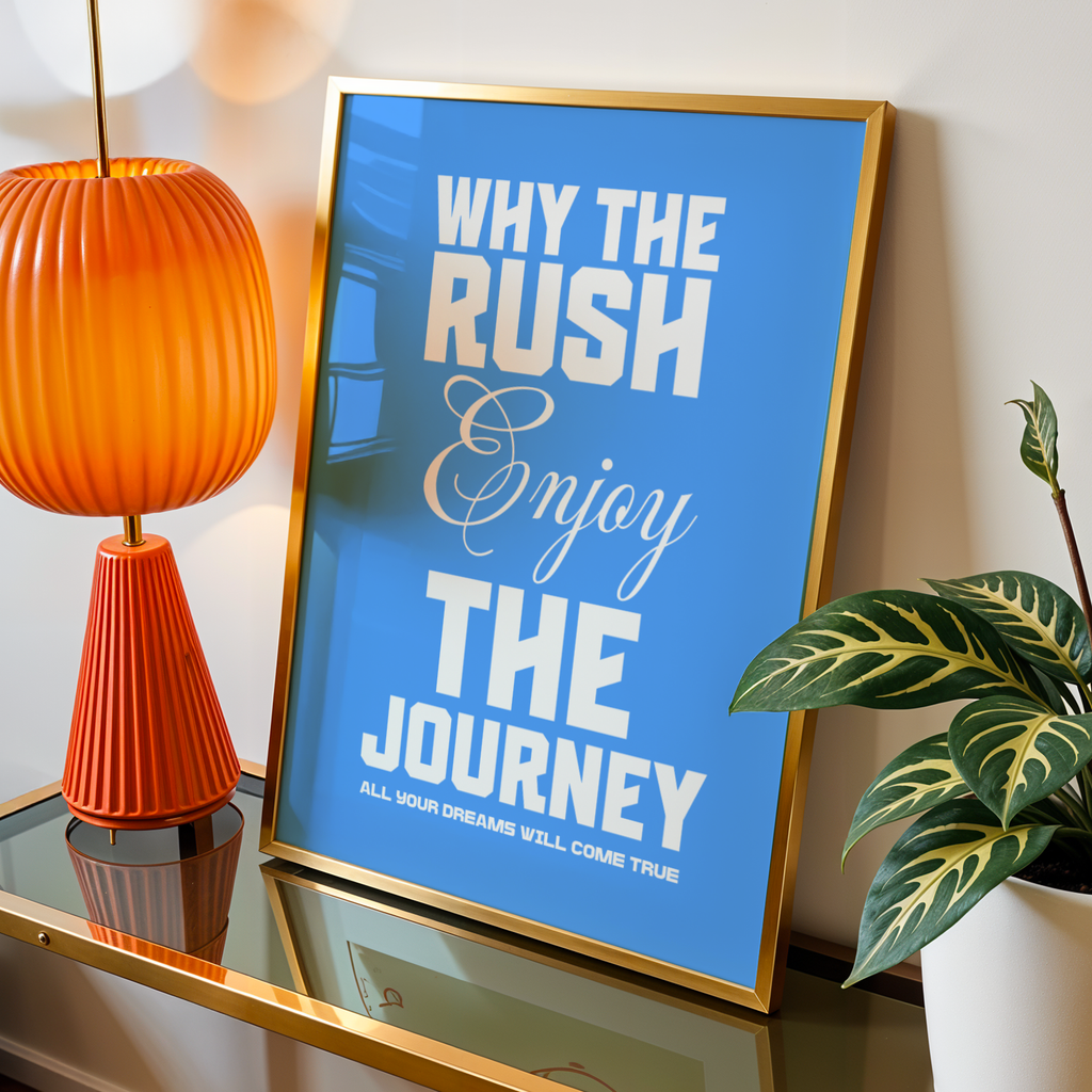 WHY THE RUSH - POSTER