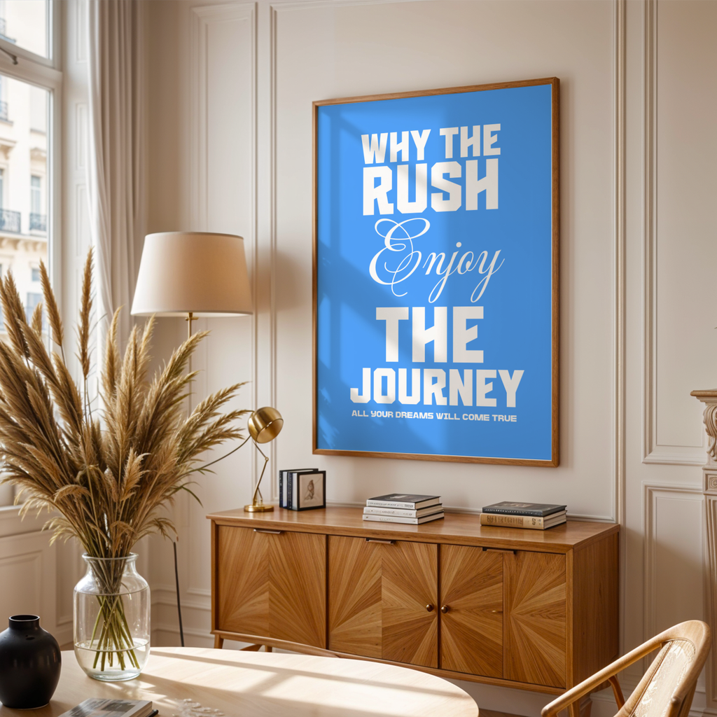WHY THE RUSH - POSTER