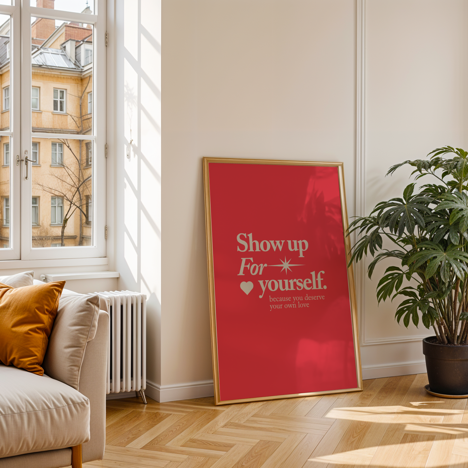 SHOW UP FOR YOURSELF - POSTER