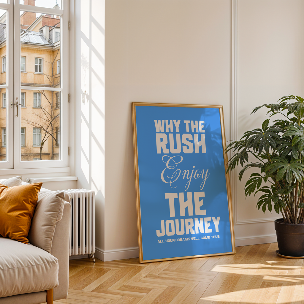 WHY THE RUSH - POSTER