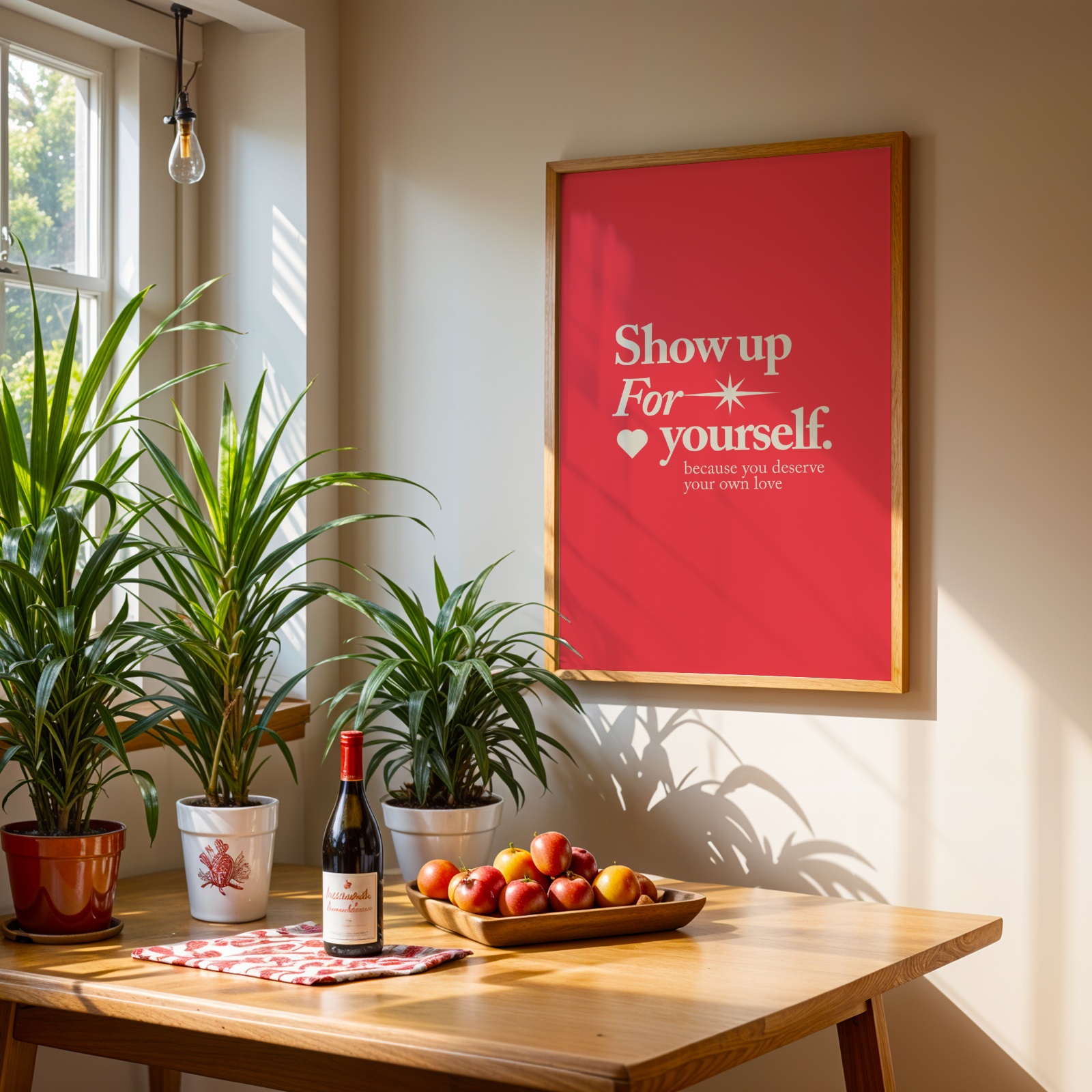 SHOW UP FOR YOURSELF - POSTER