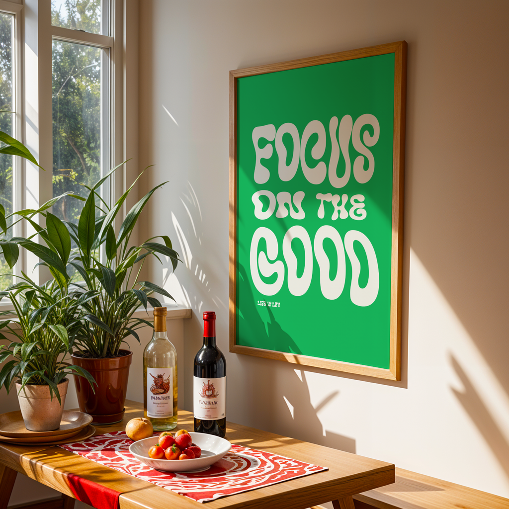 FOCUS ON THE GOOD - POSTER