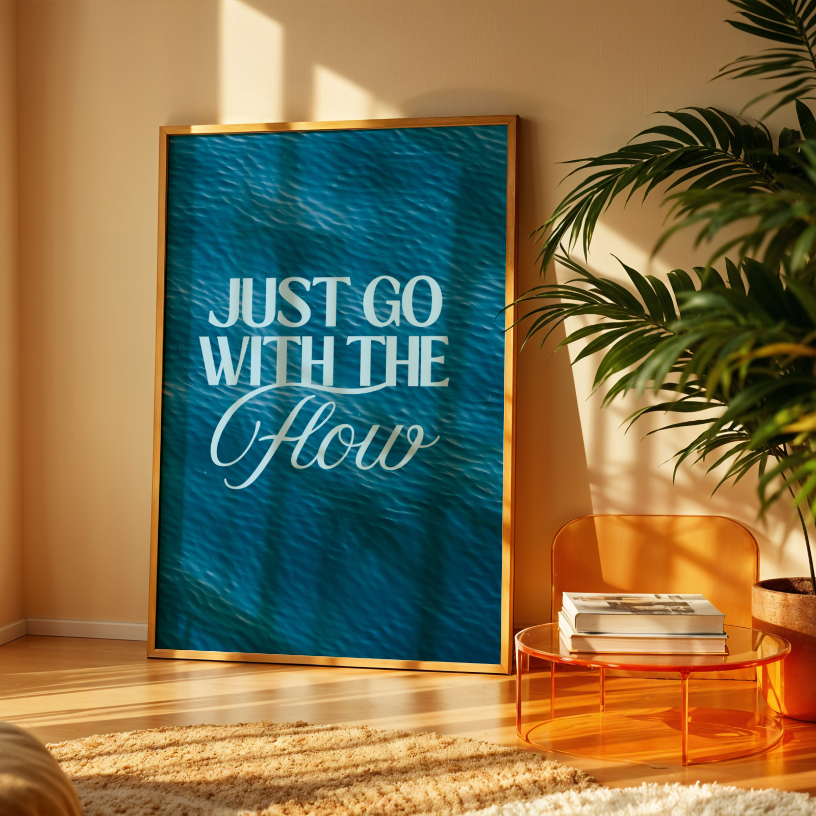 GO WITH THE FLOW - POSTER