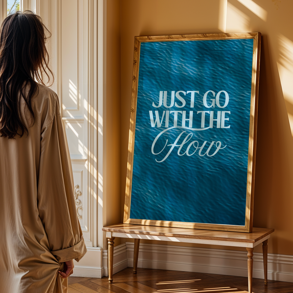 GO WITH THE FLOW - POSTER