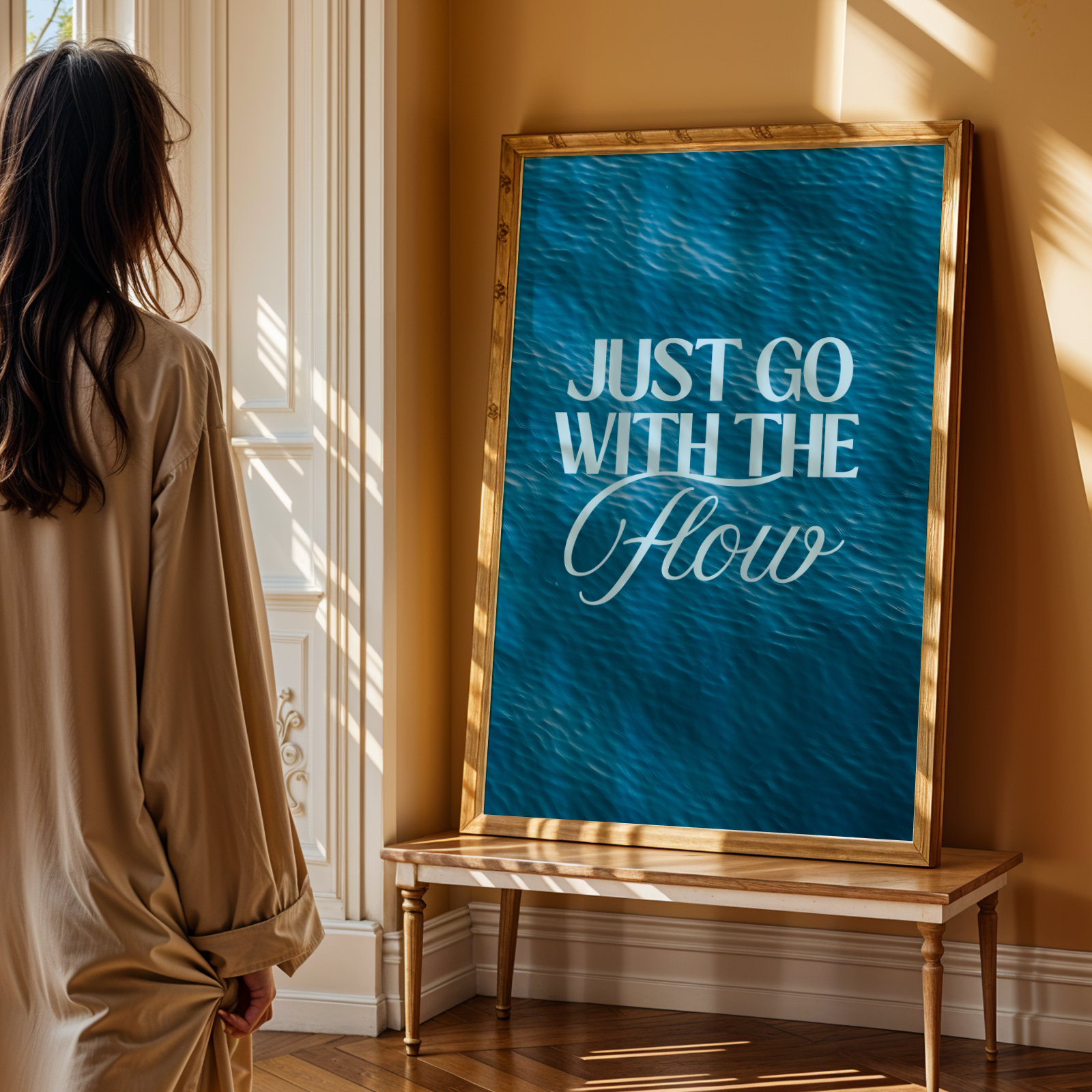 GO WITH THE FLOW - POSTER