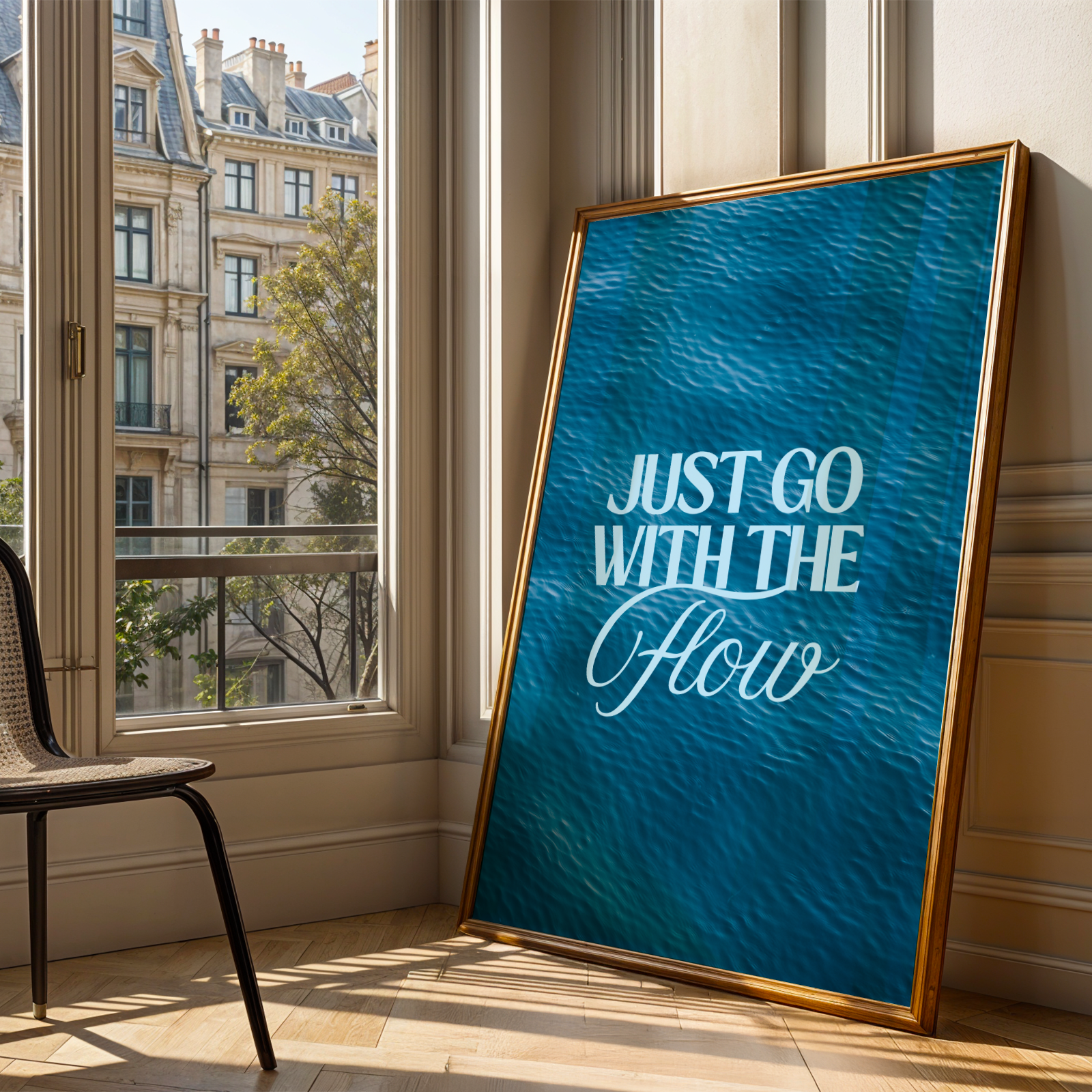 GO WITH THE FLOW - POSTER