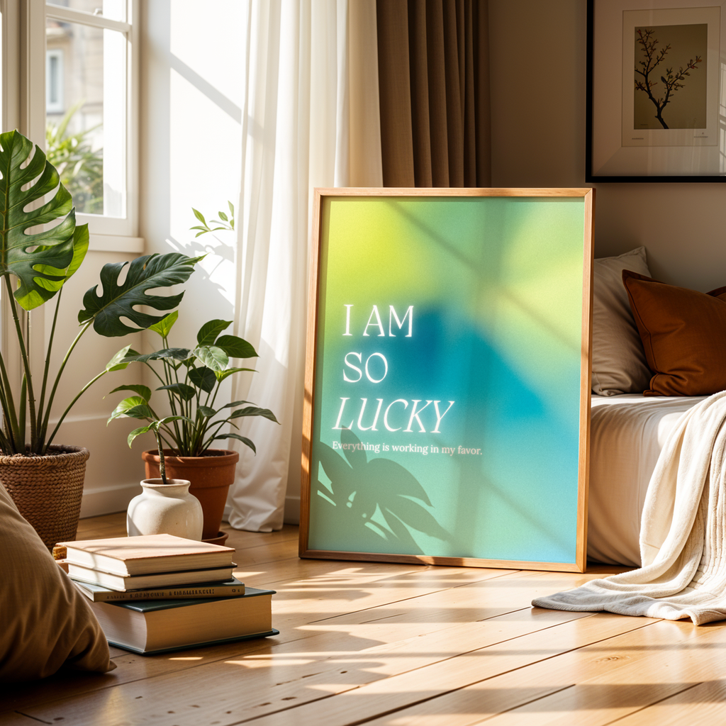 I AM SO LUCKY - POSTER