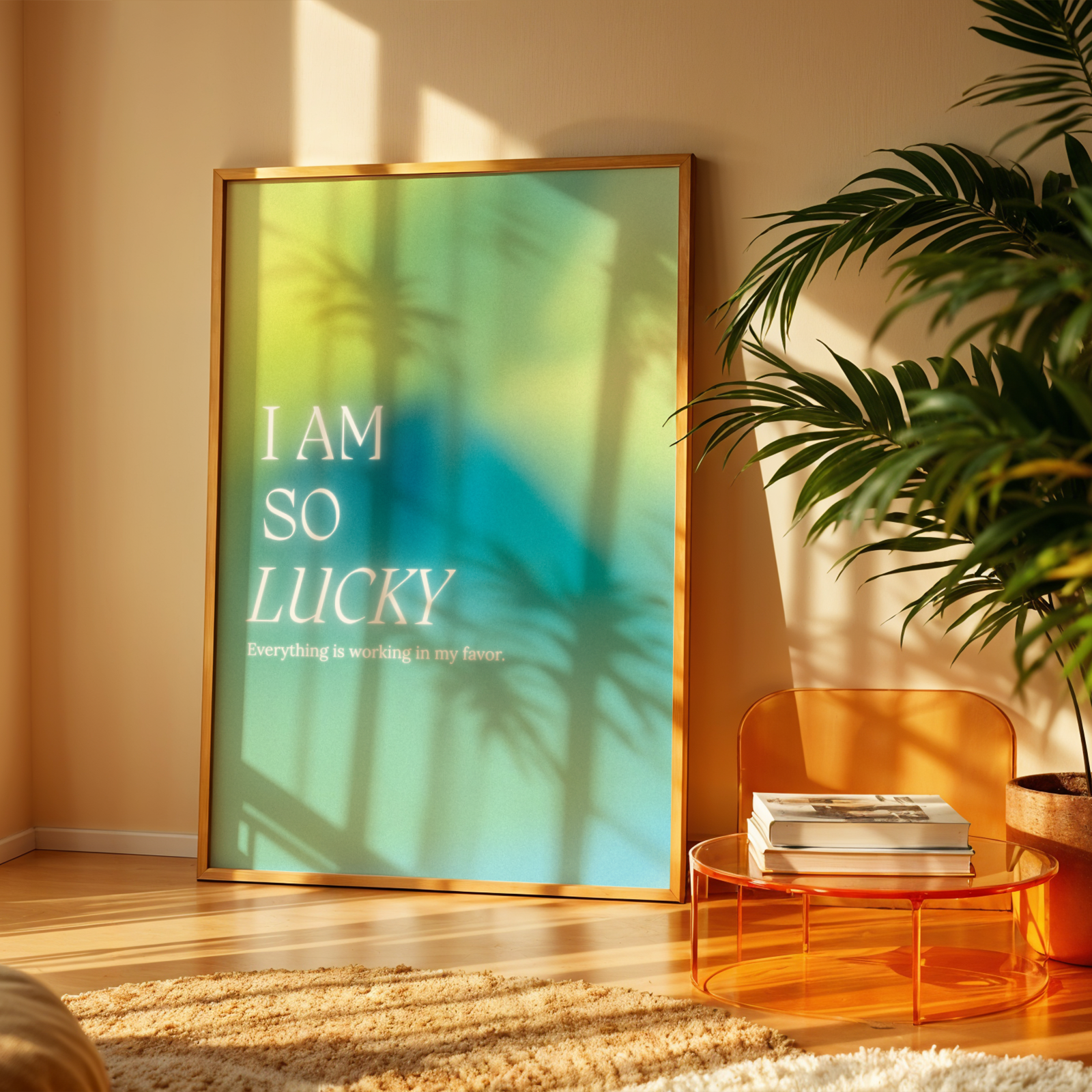 I AM SO LUCKY - POSTER